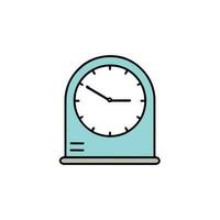 antiguo, reloj icono. señales y símbolos lata ser usado para web, logo, móvil aplicación, ui, ux vector