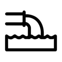 waste water icon vector