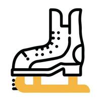 ice skating icon. simple flat vector icon.