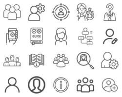 Simple Set of User Related Vector Line Icons. Contains such Icons as  Search, Profile, Cart, Email and more. Editable Stroke. 48x48 Pixel Perfect.