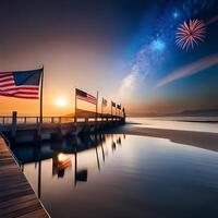 Happy 4th of July Greetings. Happy Independence Day. , photo