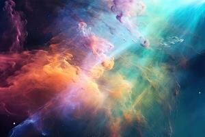 abstract space background with stars and nebula. 3d rendering, Colorful space galaxy and cloud nebula, photo