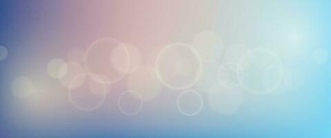 Abstract background with blur bokeh light effect. Modern colorful circular blur light backdrop. Vector illustration