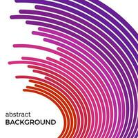 Abstract background with bright red colorful lines. Colored circles with place for your text on a white background. vector
