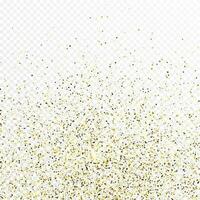 Gold glitter celebratory confetti background vector