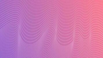 Modern colorful gradient background with wavy lines vector