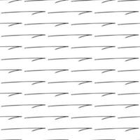 Seamless pattern with black hand drawn doodle arrows on white background. Abstract grunge texture. Vector illustration