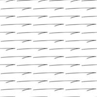 Seamless pattern with black hand drawn doodle arrows on white background. Abstract grunge texture. Vector illustration