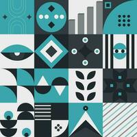 Abstract geometric pattern design in modern style. Vector illustration.