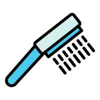 Shower head bath icon vector flat