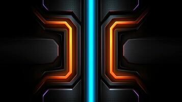 Modern futuristic dark background. Abstract futuristic background with modern shape. Techology futuristic background, illustration photo