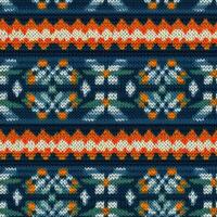 Fabric knitted seamless pattern with geometric shape spots. bright colors background for knitwear design or print, modern strips mat, illustration photo