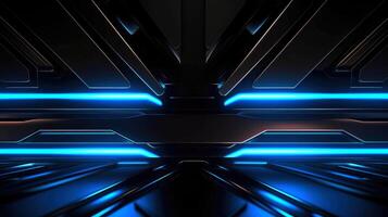 Modern futuristic dark background. Abstract futuristic background with modern shape. Techology futuristic background, illustration photo