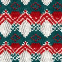 Fabric knitted seamless pattern with geometric shape spots. bright colors background for knitwear design or print, modern strips mat, illustration photo