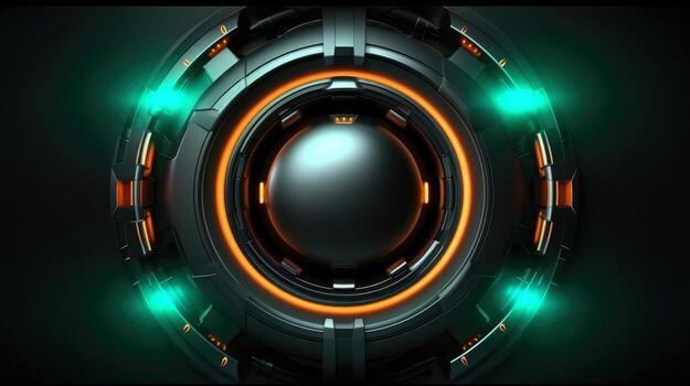 Modern futuristic dark background. Abstract futuristic background with modern shape. Techology futuristic background, illustration photo