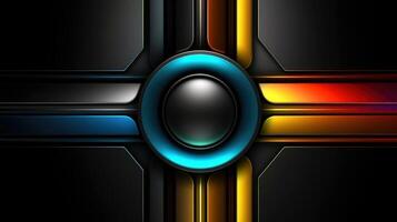 Modern futuristic dark background. Abstract futuristic background with modern shape. Techology futuristic background, illustration photo