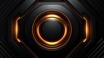 Modern futuristic dark background. Abstract futuristic background with modern shape. Techology futuristic background, illustration photo