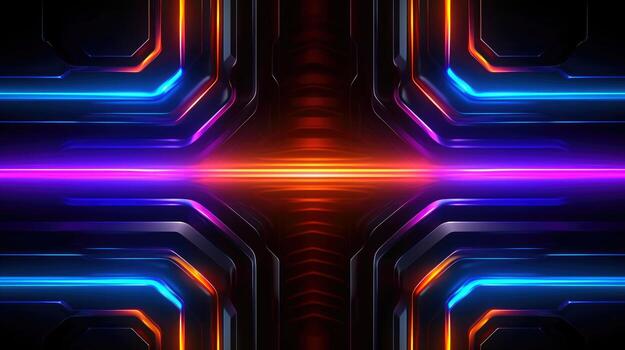 Modern futuristic dark background. Abstract futuristic background with modern shape. Techology futuristic background, illustration photo