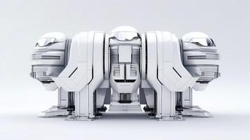 3D futuristic sci-fi white city architecture with organic skyscrapers, for science fiction or fantasy backgrounds, Abstract building, illustration photo