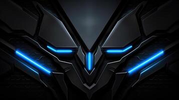 Modern futuristic dark background. Abstract futuristic background with modern shape. Techology futuristic background, illustration photo