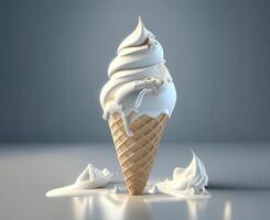 Ice cream cone, photo