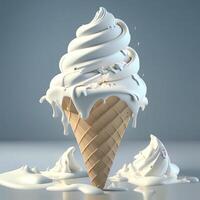 Ice cream cone, photo