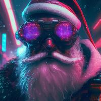 Santa Claus in VR, photo