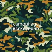 Camouflage background textile uniform vector image