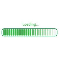 downloading progress icon sign. loading shape symble for waiting to installation vector