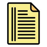 Tactical documents icon vector flat