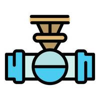 Tap water icon vector flat