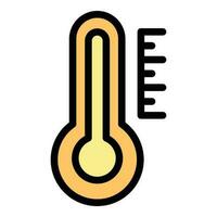 Laser thermometer temperature icon vector flat