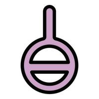 Gender identity agender icon vector flat