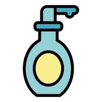 Korean cosmetics spray icon vector flat