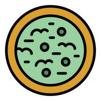 Lentil food icon vector flat