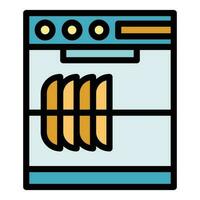 Repair dishwasher home icon vector flat