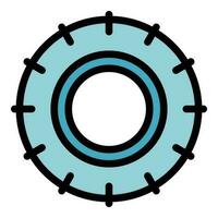 Sunshine icon vector flat