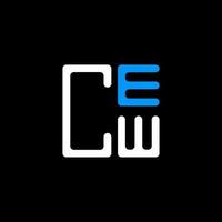 cew letra logo creativo diseño con vector gráfico, cew sencillo y moderno logo. cew lujoso alfabeto diseño