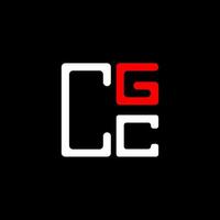 cgc letra logo creativo diseño con vector gráfico, cgc sencillo y moderno logo. cgc lujoso alfabeto diseño