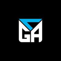 CGA letter logo creative design with vector graphic, CGA simple and modern logo. CGA luxurious alphabet design