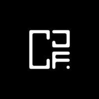 cjf letra logo creativo diseño con vector gráfico, cjf sencillo y moderno logo. cjf lujoso alfabeto diseño