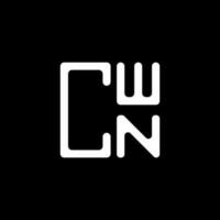 cwn letra logo creativo diseño con vector gráfico, cwn sencillo y moderno logo. cwn lujoso alfabeto diseño