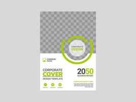 Creative corporate book cover design vector