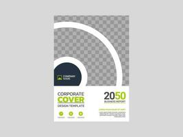 Creative corporate book cover design vector