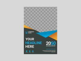 Creative corporate book cover design vector