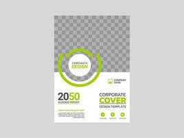 Creative corporate book cover design vector