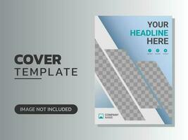 Creative corporate book cover design vector