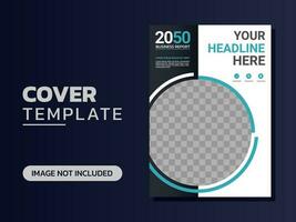 Creative corporate book cover design vector