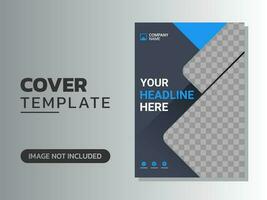 Creative corporate book cover design vector