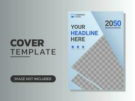 Creative corporate book cover design vector
